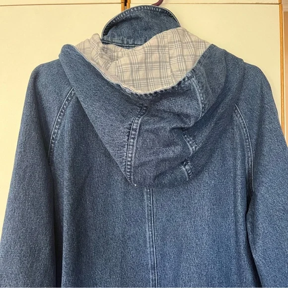 Long denim jacket - Picture 5 of 10